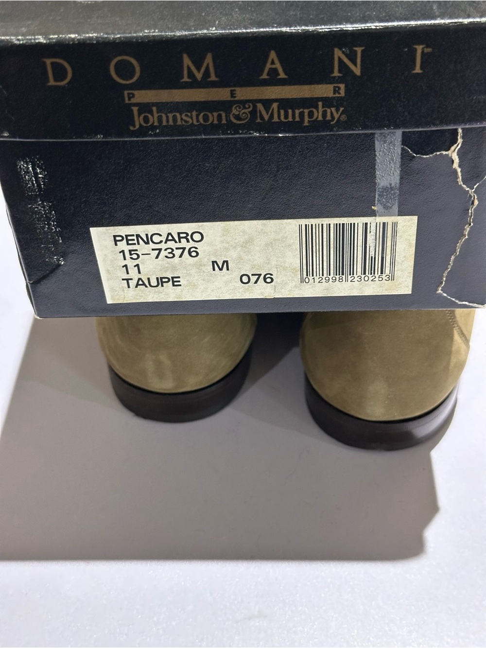 Johnston & Murphy Taupe Suede Tassel Loafers with Metal Bit - Picture 5 of 5